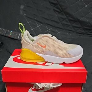 Nike Kids' Beige and Yellow Sneakers